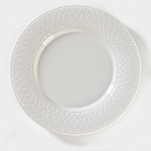 Тарелка фарфоровая обеденная Magistro Argos, d=25,8 см, белый 7462759 Тарелка фарфоровая обеденная Magistro Argos, d=25,8 см, белый 7462759