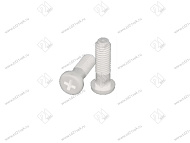  Винт пластиковый для кухонной опоры 4шт, белый 