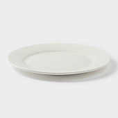 Тарелка Доляна White Label, d=20 см, фарфор, белая 1277450 Тарелка Доляна White Label, d=20 см, фарфор, белая 1277450