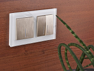 Выкл. 1-кл подсвет. шампань риф. Werkel /W1110110 Выкл. 1-кл подсвет. шампань риф. Werkel /W1110110