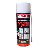 Монтажная пена Мини "Ударник" бытовая 300мл/12 Монтажная пена Мини "Ударник" бытовая 300мл/12