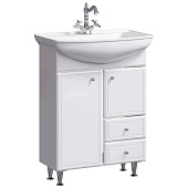 Тумба Барселона Люкс напольная с корзиной Т6/к с раковиной Стиль 65см BA0106K Aqwella Тумба Барселона Люкс напольная с корзиной Т6/к с раковиной Стиль 65см BA0106K Aqwella