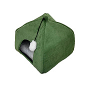  Дом ZooMoDa Микки вельвет с игрушкой арт 041 вид 6 зелёный 