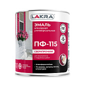  Эмаль ПФ-115 Серый Лакра 1 кг 
