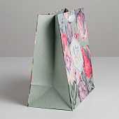 Пакет крафтовый квадратный With love, 22 х 22 х 11 см, 5289002 Пакет крафтовый квадратный With love, 22 х 22 х 11 см, 5289002