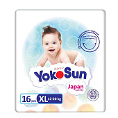 Подгузники-трусики YOKOSUN Big (12-20 кг) XL 16шт 7061