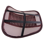  Поддержка под спину анатомическая массажная SKYWAY Support-03 полиэстер/дерево коричневый 