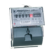 Счётчик электроэнергии Меркурий 201.7, однофазный, 5-60А Счётчик электроэнергии Меркурий 201.7, однофазный, 5-60А