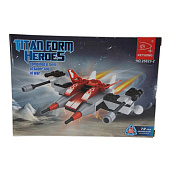 Конструктор Titan Form Heroes, Самолет-трансформер, 73 детали, 18х13 см, 25823-2 Конструктор Titan Form Heroes, Самолет-трансформер, 73 детали, 18х13 см, 25823-2