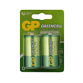 Батарейка D R20 GREEN CELL(2шт)/GP Батарейка D R20 GREEN CELL(2шт)/GP