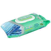 Влажные салфетки Salfeti 72шт Антибактериальные с клапаном 970 Влажные салфетки Salfeti 72шт Антибактериальные с клапаном 970