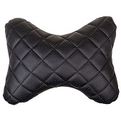 Подушка на подголовник SKYWAY, 30х23 см кожа иск. перф. Черная Подушка на подголовник SKYWAY, 30х23 см кожа иск. перф. Черная