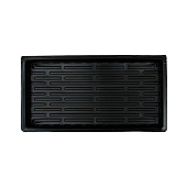 Поддон для рассады, 55х30х5,6 см, пластик, чёрный, 9683174 Поддон для рассады, 55х30х5,6 см, пластик, чёрный, 9683174