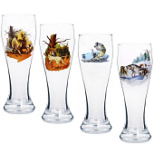  Пивной стакан 500мл Охота, Рыбалка, стекло, дизайн в асс-те 878-560 