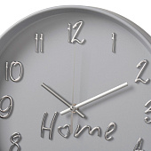  Часы настенные круг d=30 см, корпус серый, "Home", "Рубин", 3014-002 