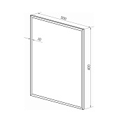  Зеркало Прямоугольник 30х40 Континент 