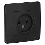 Розетка 1-м СП BLANCA б/з антрацит SchE BLNRS000016 Розетка 1-м СП BLANCA б/з антрацит SchE BLNRS000016