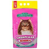 Наполнитель Сибирская Кошка экстра комкующийся 5 л