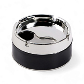 Пепельница для дома бездымная, для сигарет и стиков, 8.2 х 5 см, чёрная 10639007 Пепельница для дома бездымная, для сигарет и стиков, 8.2 х 5 см, чёрная 10639007