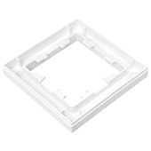 Рамка для розеток и выключателей, 1 пост, цвет белый, EKF Эпика Рамка для розеток и выключателей, 1 пост, цвет белый, EKF Эпика