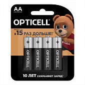 Батарейка АА/LR06 BASIC (4 шт) OPTICELL Батарейка АА/LR06 BASIC (4 шт) OPTICELL