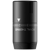 Термоголовка жидкостная Royal Thermo Design М30х1,5 черный Термоголовка жидкостная Royal Thermo Design М30х1,5 черный