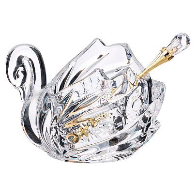  Икорница Muza Crystal с ложкой  355-273 