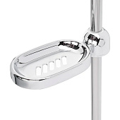 Душевая стойка с мыльницей хром 60см S04-002 СоюзКран Душевая стойка с мыльницей хром 60см S04-002 СоюзКран