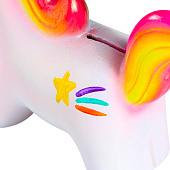 Копилка для денег «Единорог радужный», гипс, 21х19 см, 4651983