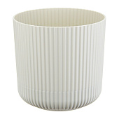 Кашпо "Вельвет" D160мм 2,5л Белый ротанг с/п (16) М3181 Кашпо "Вельвет" D160мм 2,5л Белый ротанг с/п (16) М3181