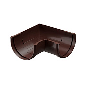 Угловой элемент 90° Docke PREMIUM, Шоколад Ral:8019 Угловой элемент 90° Docke PREMIUM, Шоколад Ral:8019
