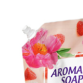 Мыло жидкое Aroma soap Малина и пион 1000мл Мыло жидкое Aroma soap Малина и пион 1000мл