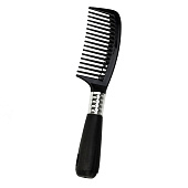  Расчёска №8 ЗАДАРОМ 4,5х21±1см( фас 4шт цена за шт) чёрн/серебр пакет накл QF  6962661 