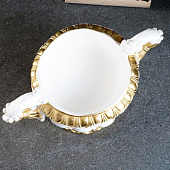 Вазон "Арабская", белое золото, 1,3л/ 25х18х20см 4826785 Вазон "Арабская", белое золото, 1,3л/ 25х18х20см 4826785