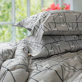  Комплект постельного белья Cleo сатин Notte Bianca с одеялом евро макси 32/005-NBOL 