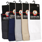  Мужские носки GRAND LINE (M-105), черный, р. 29 