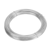 Проволока стальная 1,2мм, 50м, оцинкованная, термообработанная, Сибртех Проволока стальная 1,2мм, 50м, оцинкованная, термообработанная, Сибртех