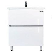 Тумба Мальта 60 напольная Белая с раковиной Como 60 17564 Viant Тумба Мальта 60 напольная Белая с раковиной Como 60 17564 Viant