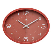 Часы настенные овал 22,5х29см, корпус тёмно-розовый "Классика" "Рубин" 2720-120 Часы настенные овал 22,5х29см, корпус тёмно-розовый "Классика" "Рубин" 2720-120