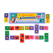 Игра настольная Домино Лесные животные, ИН-4614