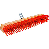 Щетка строительная 40 cм, 5 рядов, жесткая щетина, железная тулейка, без черенка Сибртех 84621 Щетка строительная 40 cм, 5 рядов, жесткая щетина, железная тулейка, без черенка Сибртех 84621