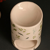 Аромалампа для эфирных масел «Ясно. Веточки», керамика, белая, 7.2?7.2?11.6 см Аромалампа для эфирных масел «Ясно. Веточки», керамика, белая, 7.2?7.2?11.6 см