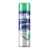 Гель для бритья GILLETTE TGS Sensitive (для чувствительной кожи) с экстрактом зеленого чая 200мл