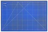  Коврик защитный, для резки, 3мм, двусторонний, цвет синий/ЗУБР 