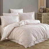  Комплект постельного белья HOBBY HOME Romance, полутороспальный, поплин, наволочка 50х70 см, бежевый 