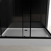  Душевая кабина 120х80х215 прямоугольная низкий поддон тонированное стекло 5мм ЛЕВАЯ 8801L ODA 