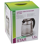  Чайник HOMESTAR HS-1046 черный 108854 