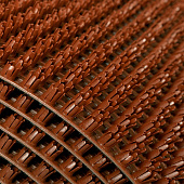 Покрытие щетинис коричневый 135 90см /Альфа Стиль