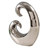  Сувенир керамика "Абстракция. Амулет" серебро 17х5,5х19 см   9841033 