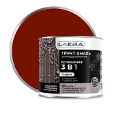 Грунт-эмаль 3 в 1 Красно-коричневый Лакра 1,7кг Грунт-эмаль 3 в 1 Красно-коричневый Лакра 1,7кг